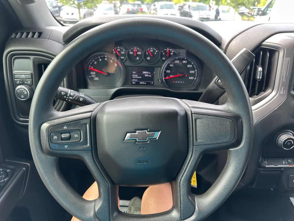 2021 Black Chevrolet Silverado 1500 Custom RWD Truck