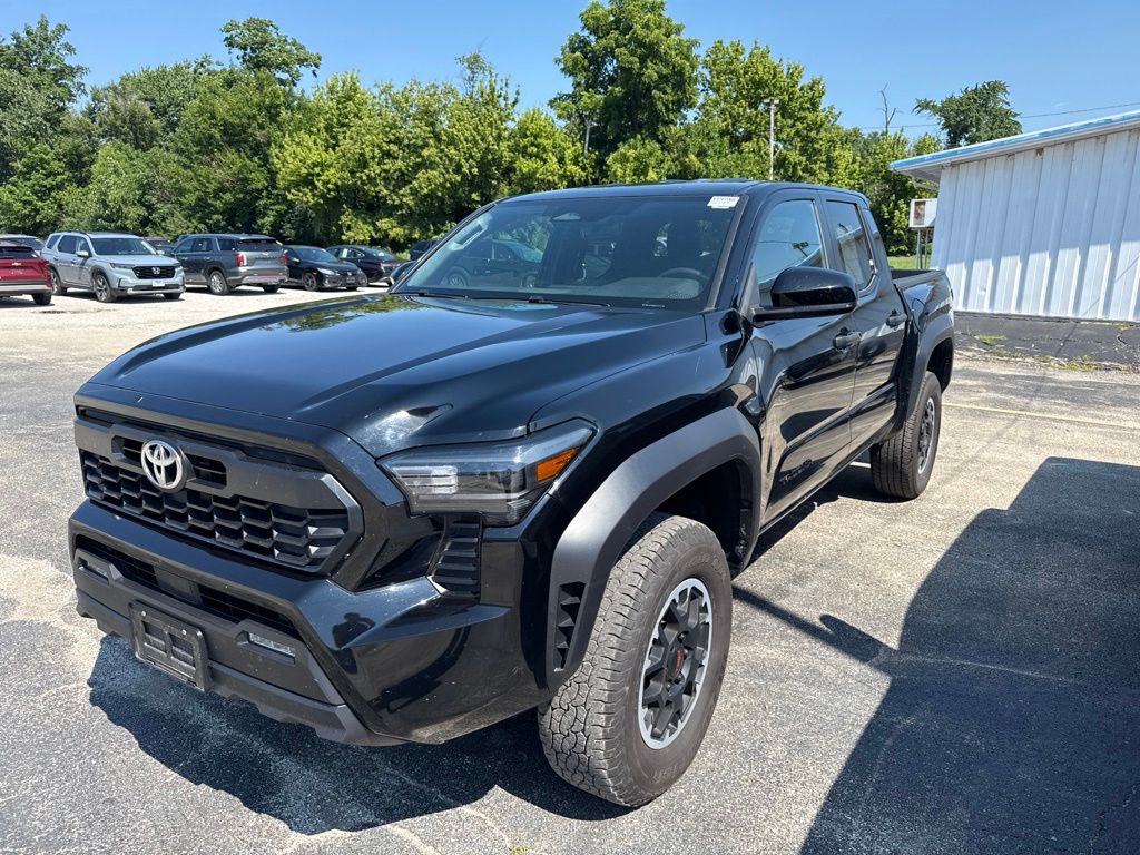 Black 2024 Toyota Tacoma Pickup Truck Four-Wheel Drive 8-Speed Automatic
