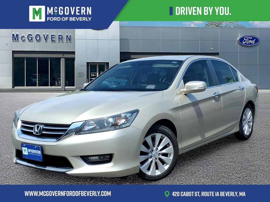 Champagne Frost Pearl 2014 Honda Accord Sedan Front-Wheel Drive Continuously Variable Transmission