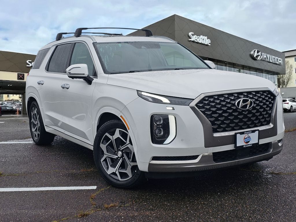 Hyper White 2022 Hyundai Palisade SUV / Crossover All-Wheel Drive 8-Speed Automatic