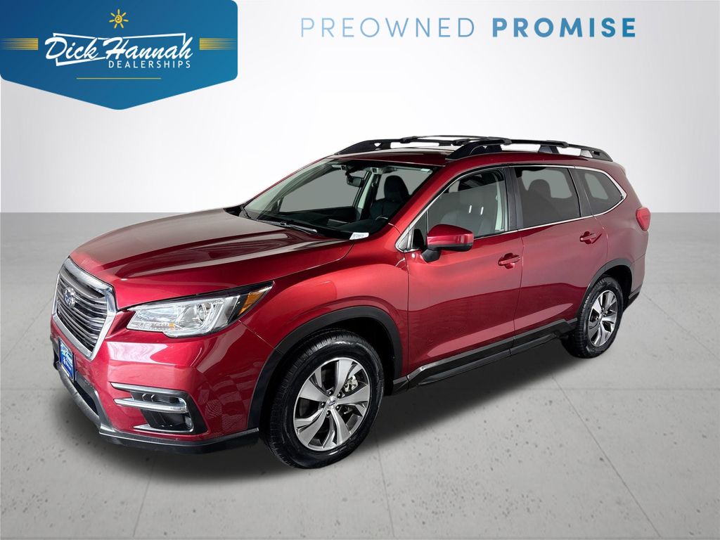 Crimson Red Pearl 2020 Subaru Ascent Premium 8-Passenger AWD SUV / Crossover All-Wheel Drive Continuously Variable Transmission