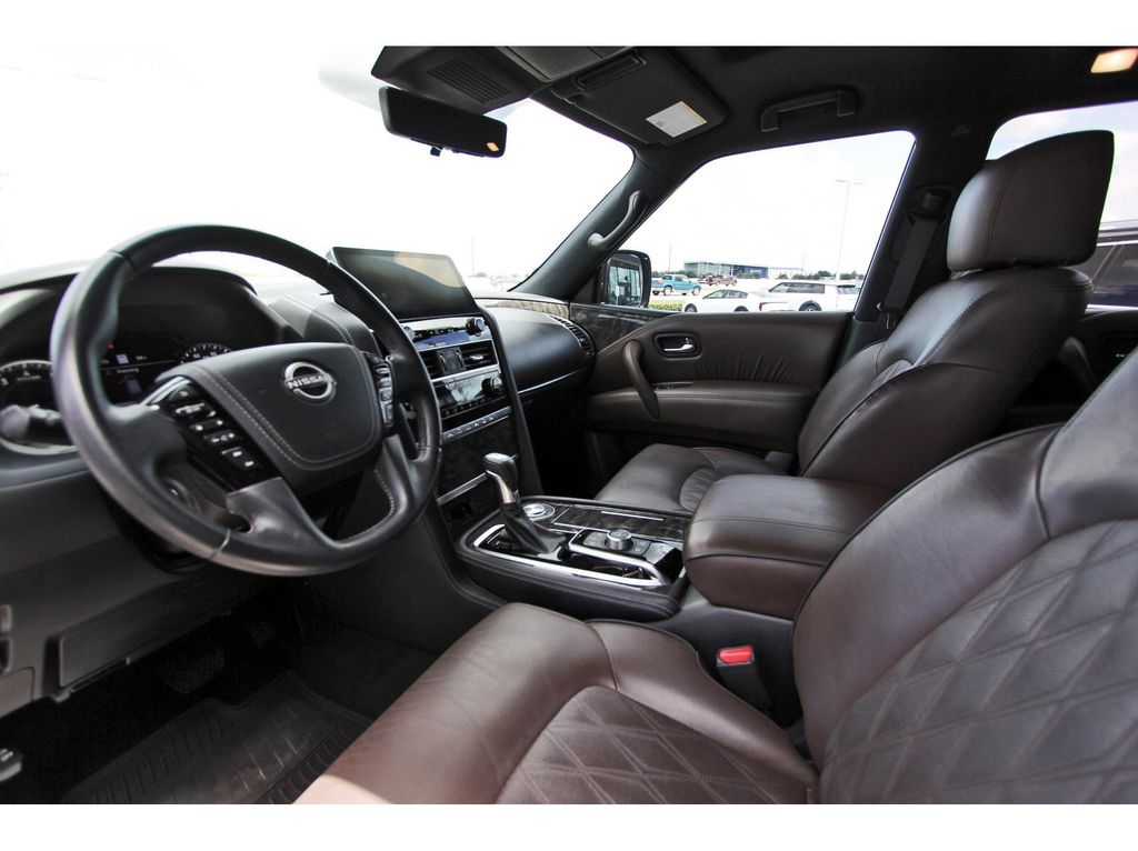 2021 Nissan Armada Platinum Red at Parkway Family Mazda