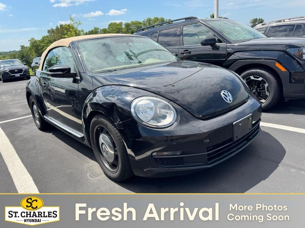 Black Uni 2014 Volkswagen Beetle Convertible Front-Wheel Drive 6-Speed Automatic