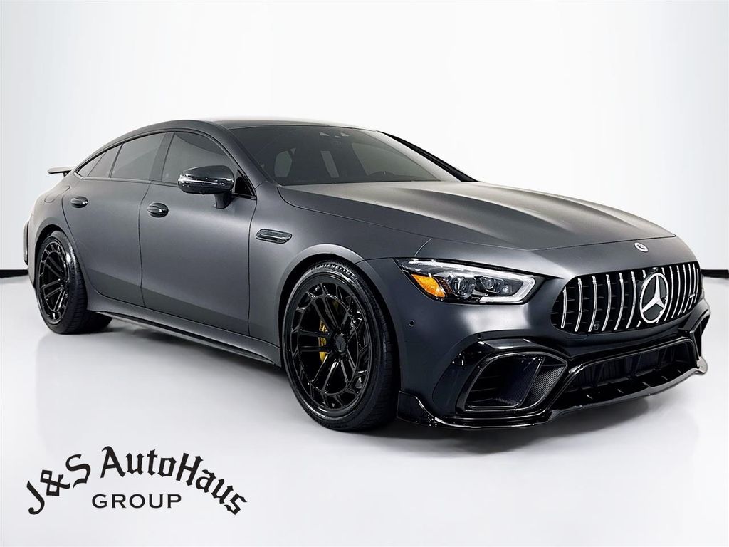 Black 2021 Mercedes-Benz AMG GT Coupe All-Wheel Drive 9-Speed Automatic