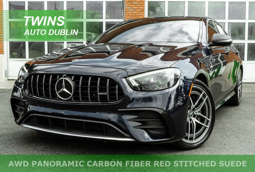 Blue 2021 Mercedes-Benz E-Class Sedan All-Wheel Drive 9-Speed Automatic