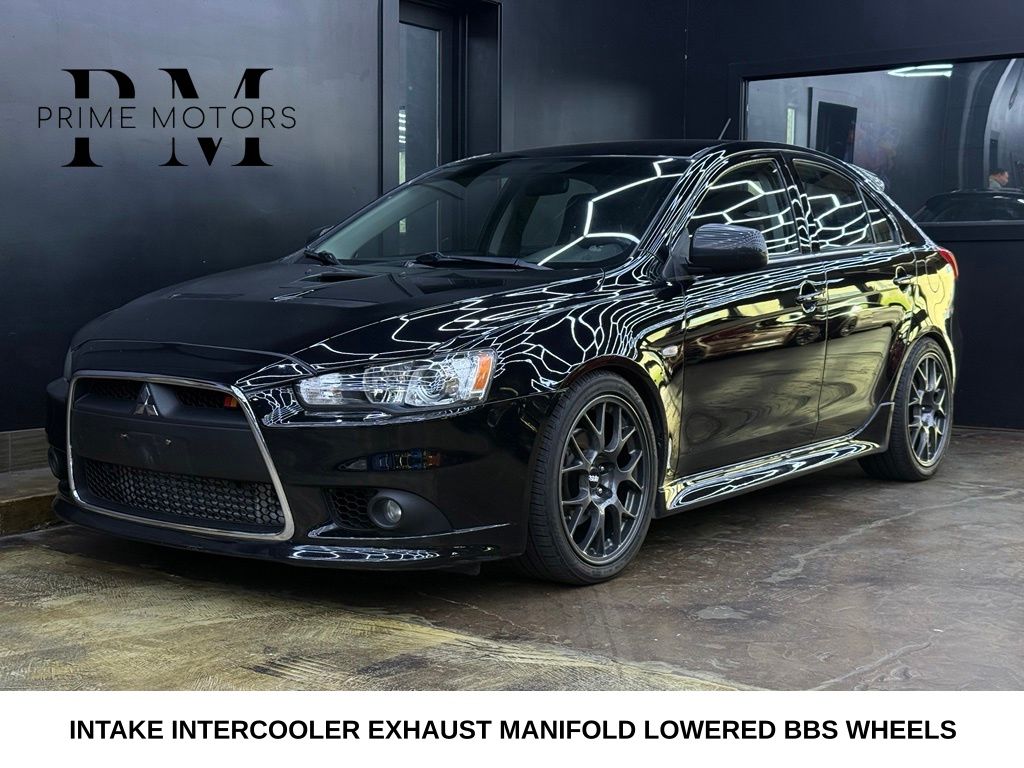 Black 2010 Mitsubishi Lancer Sportback Hatchback All-Wheel Drive 6-Speed Automatic