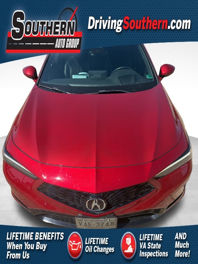 Gray 2024 Acura Integra FWD with Technology and A-SPEC Package Sedan Front-Wheel Drive Continuously Variable Transmission