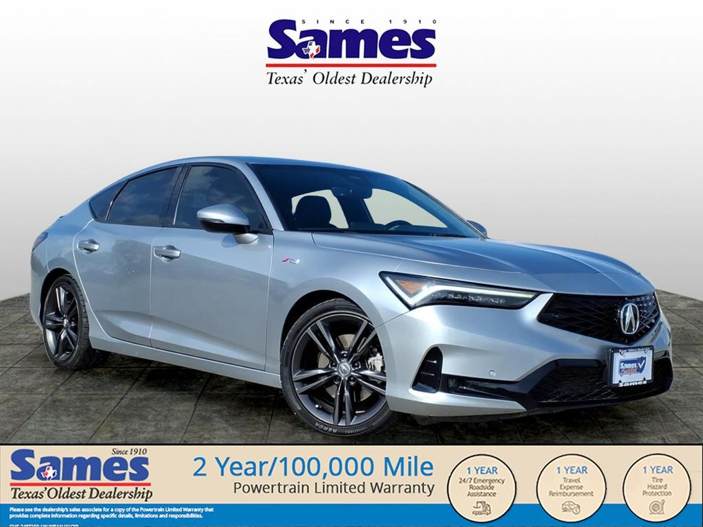 Silver 2025 Acura Integra FWD with Technology and A-SPEC Package Sedan Front-Wheel Drive Continuously Variable Transmission