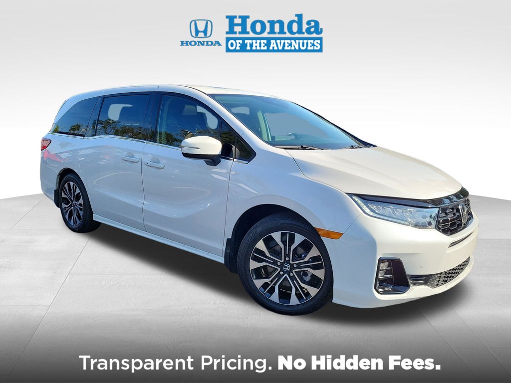 Platinum White Pearl 2025 Honda Odyssey Minivan Front-Wheel Drive Automatic