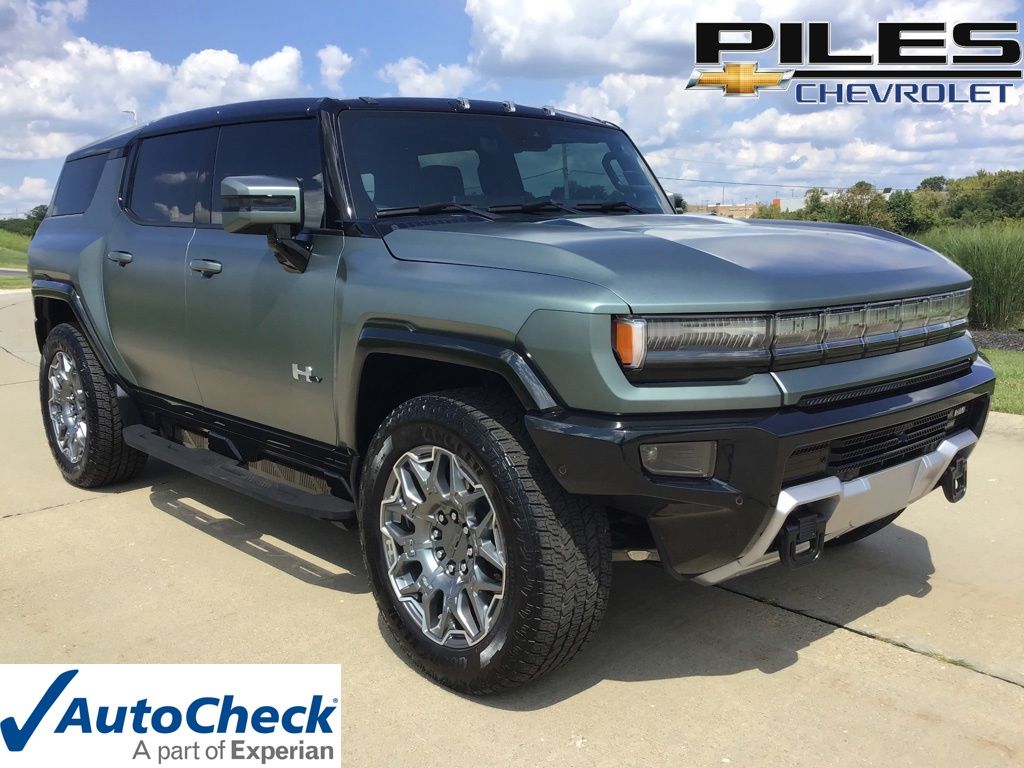 Moonshot Green Matte 2024 GMC Hummer EV SUV SUV / Crossover All-Wheel Drive 1-Speed Automatic