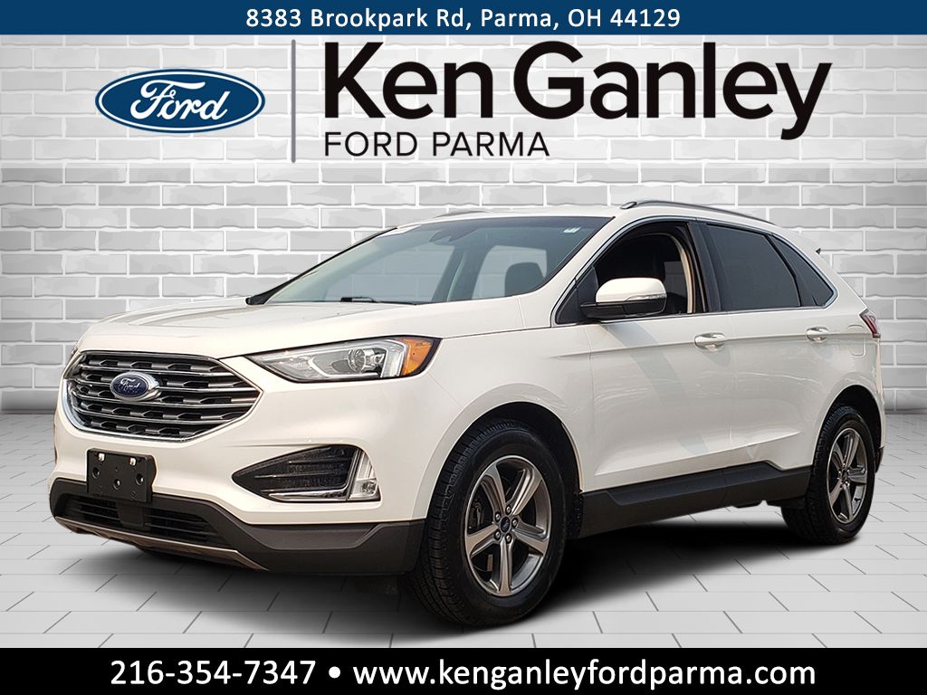 Star White Metallic Tri-Coat 2020 Ford Edge SUV / Crossover All-Wheel Drive 8-Speed Automatic