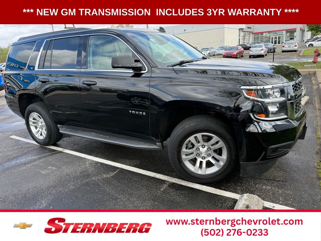 Black 2017 Chevrolet Tahoe LT 4WD SUV / Crossover Four-Wheel Drive 6-Speed Automatic Overdrive