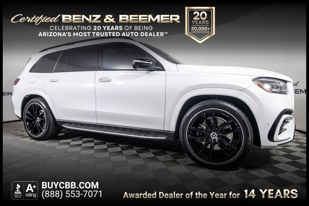 MANUFAKTUR Moonlight White Metallic 2026 Mercedes-Benz GLS SUV / Crossover All-Wheel Drive 9-Speed Automatic