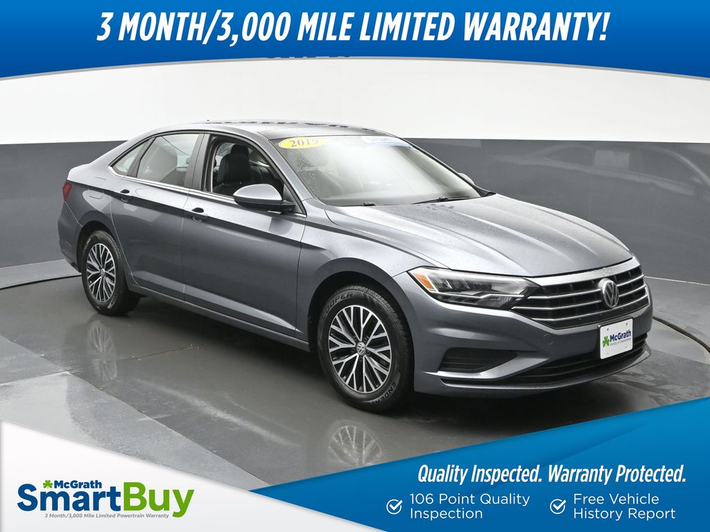 Platinum Gray Metallic 2019 Volkswagen Jetta SE FWD Sedan Front-Wheel Drive 8-Speed Automatic