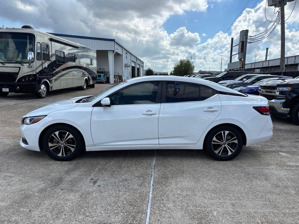 2022 Nissan Sentra SV White at DeMontrond Mazda