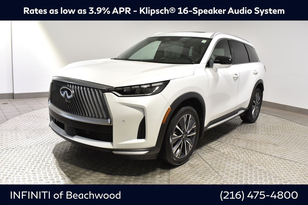 Radiant White 2026 INFINITI QX60 Luxe AWD SUV / Crossover All-Wheel Drive 9-Speed Automatic