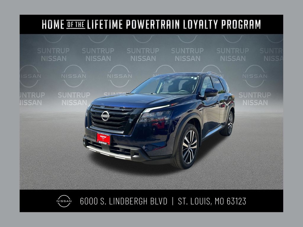 Deep Ocean Blue Pearl 2025 Nissan Pathfinder SUV / Crossover All-Wheel Drive 9-Speed Automatic