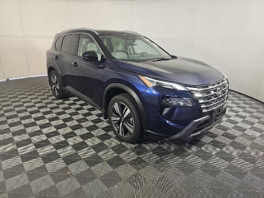 Deep Ocean Blue Pearl/Super Black 2024 Nissan Rogue SUV / Crossover All-Wheel Drive Continuously Variable Transmission