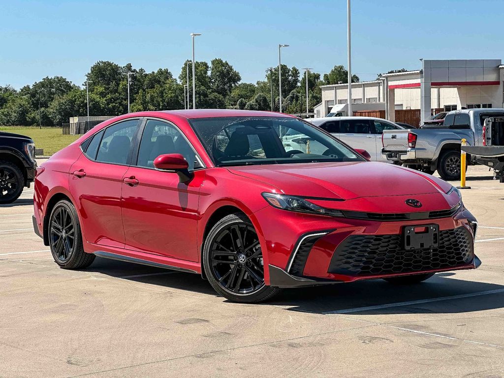 Red 2026 Toyota Camry Sedan Front-Wheel Drive Continuously Variable Transmission
