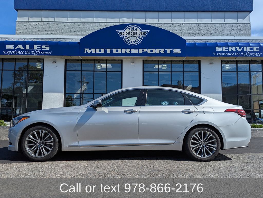Santiago Silver 2015 Hyundai Genesis Sedan 8-Speed Automatic