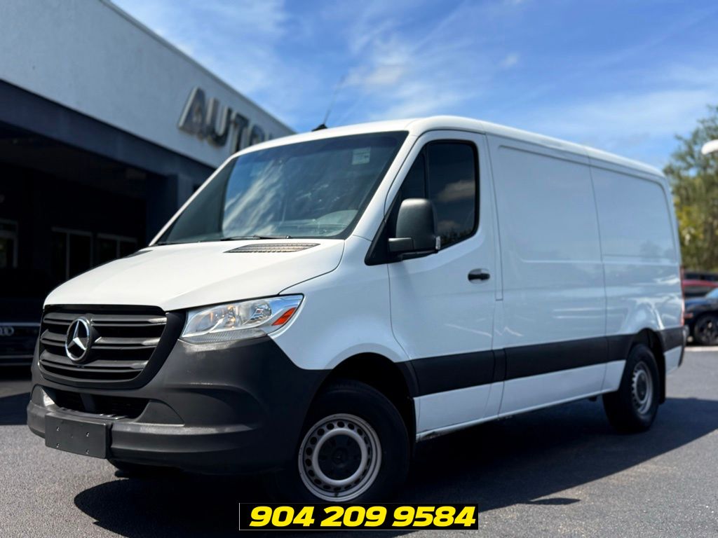 Gray White 2019 Mercedes-Benz Sprinter Cargo 2500 144 V6 RWD Van 4X2 7-Speed Automatic