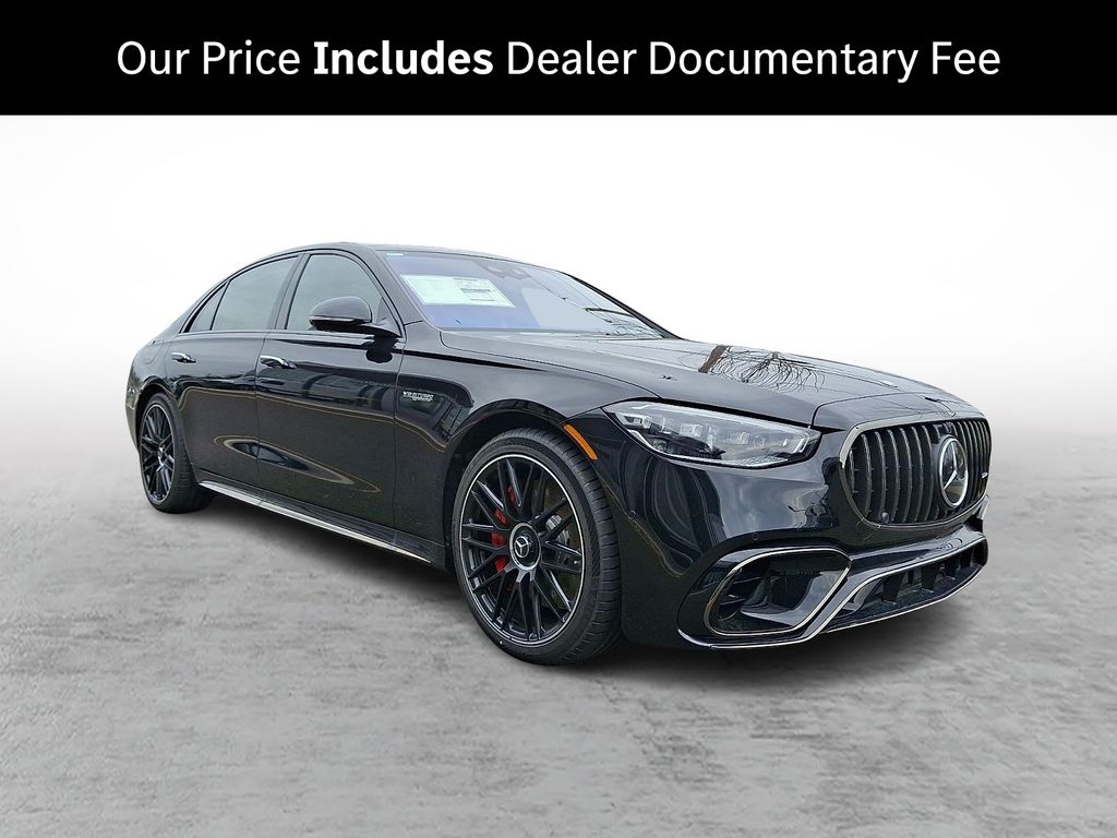 Obsidian Black Metallic 2026 Mercedes-Benz S-Class Sedan All-Wheel Drive 9-Speed Automatic
