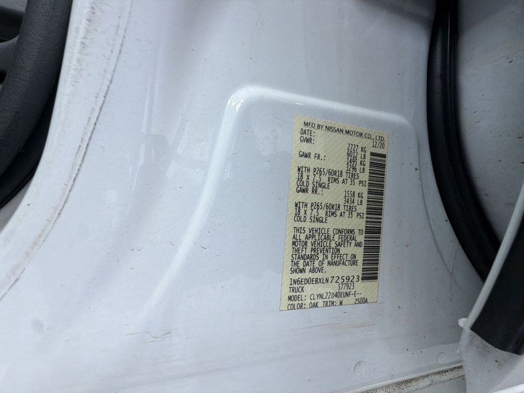 Used 2020 Nissan Frontier Truck