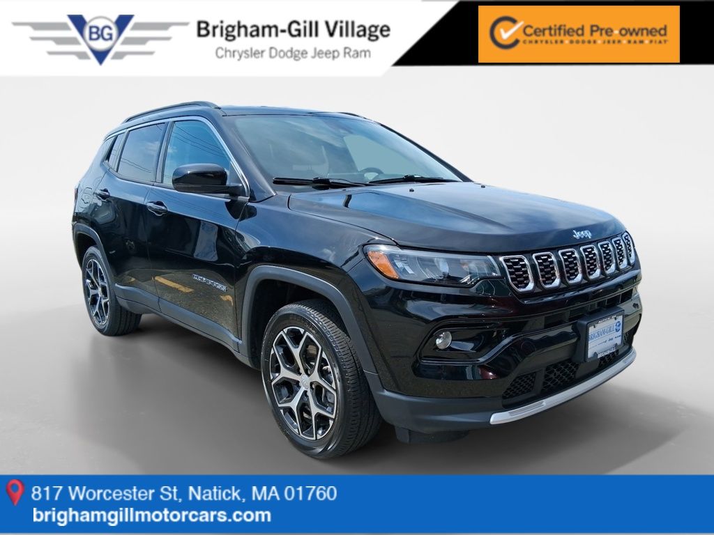 Diamond Black 2024 Jeep Compass SUV / Crossover Four-Wheel Drive 8-Speed Automatic
