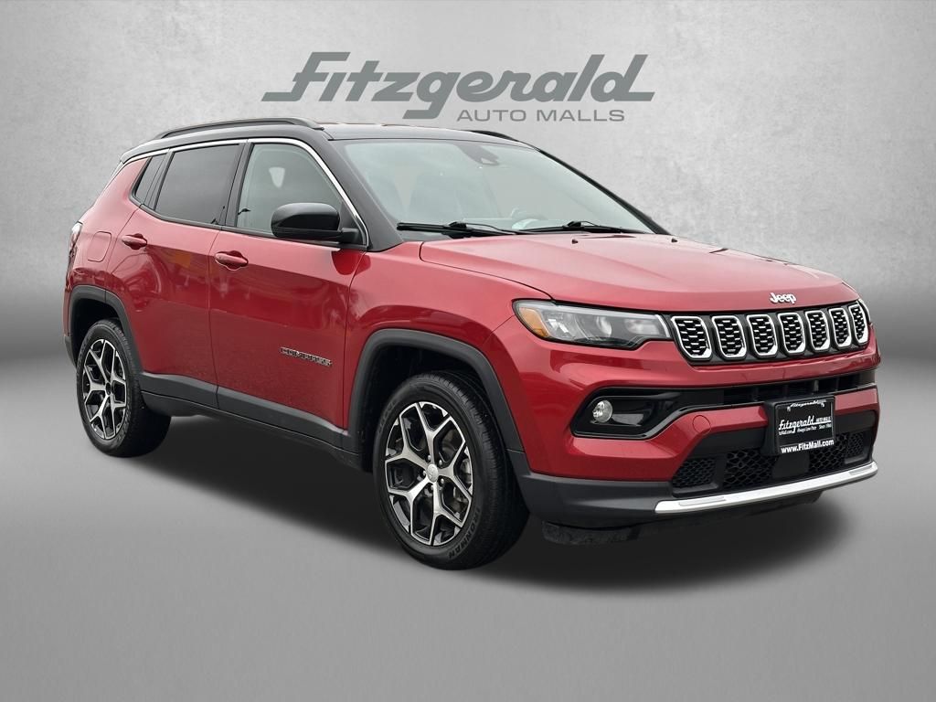 Red Hot Pearlcoat 2024 Jeep Compass SUV / Crossover Four-Wheel Drive 8-Speed Automatic