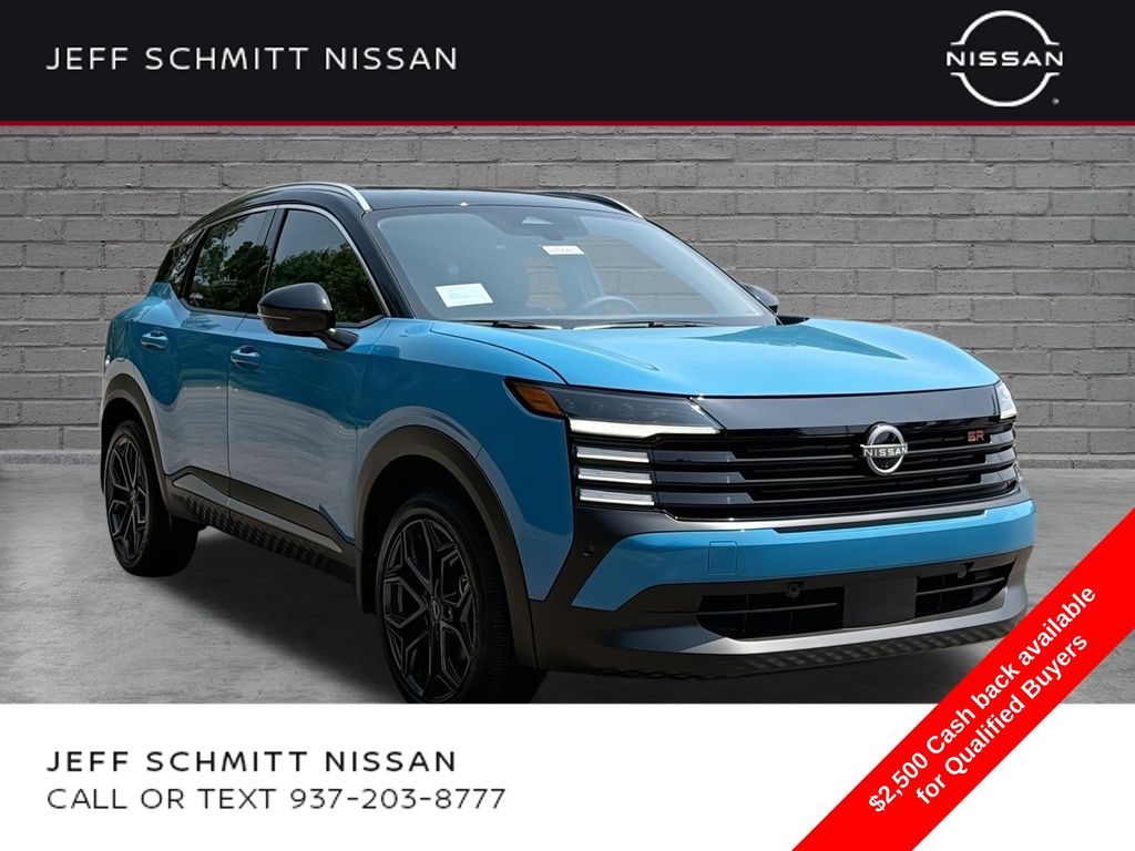 Arctic Ice Blue/Black 2026 Nissan Kicks SUV / Crossover All-Wheel Drive Continuously Variable Transmission
