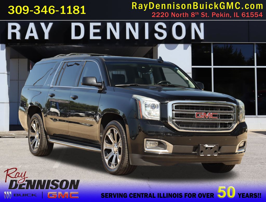 Onyx Black 2016 GMC Yukon XL SLT 4WD SUV / Crossover Four-Wheel Drive 6-Speed Automatic Overdrive
