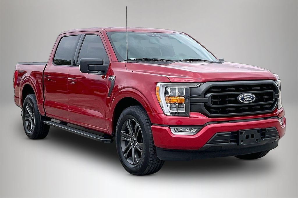 Red Metallic 2022 Ford F-150 XLT SuperCrew RWD Pickup Truck 4X2 Automatic