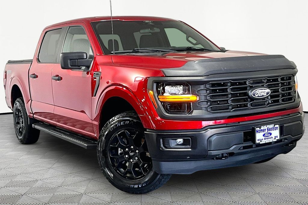 Rapid Red Metallic Tinted Clearcoat 2024 Ford F-150 Pickup Truck Four-Wheel Drive Automatic