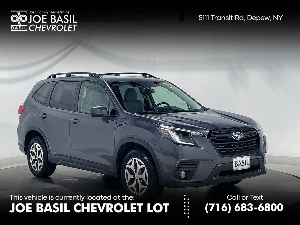 Magnetite Gray Metallic 2023 Subaru Forester SUV / Crossover All-Wheel Drive Continuously Variable Transmission