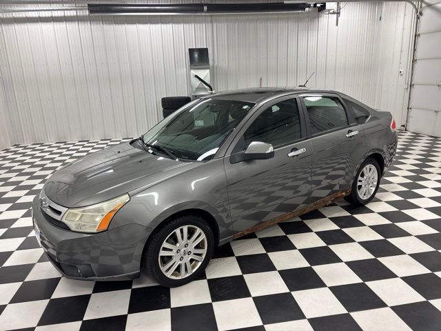 Gray 2010 Ford Focus SEL Sedan Front-Wheel Drive
