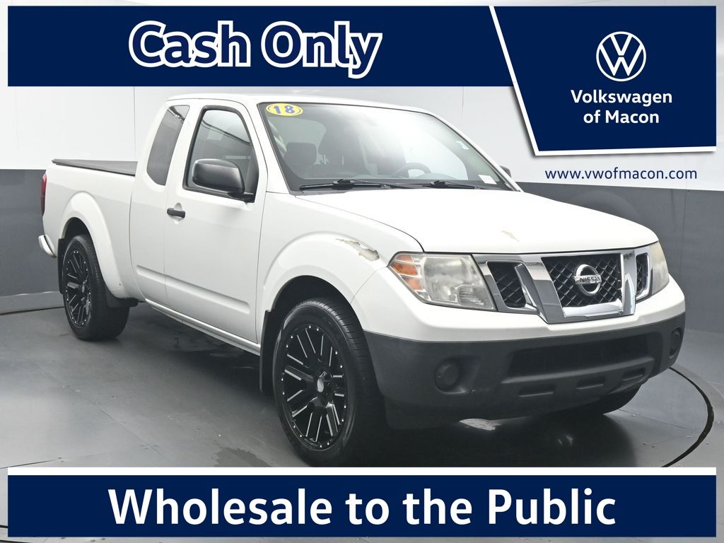 Glacier White 2018 Nissan Frontier Pickup Truck 4X2 5-Speed Automatic Overdrive