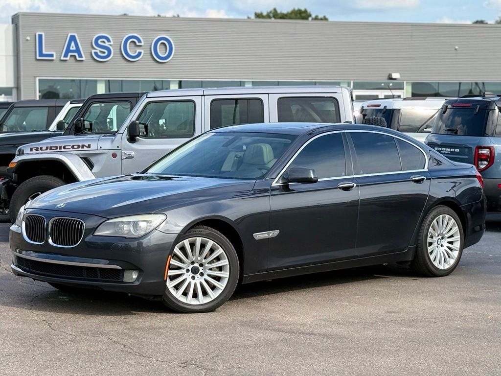 Gray (Dark Graphite) 2012 BMW 7 Series Sedan All-Wheel Drive 6-Speed Automatic