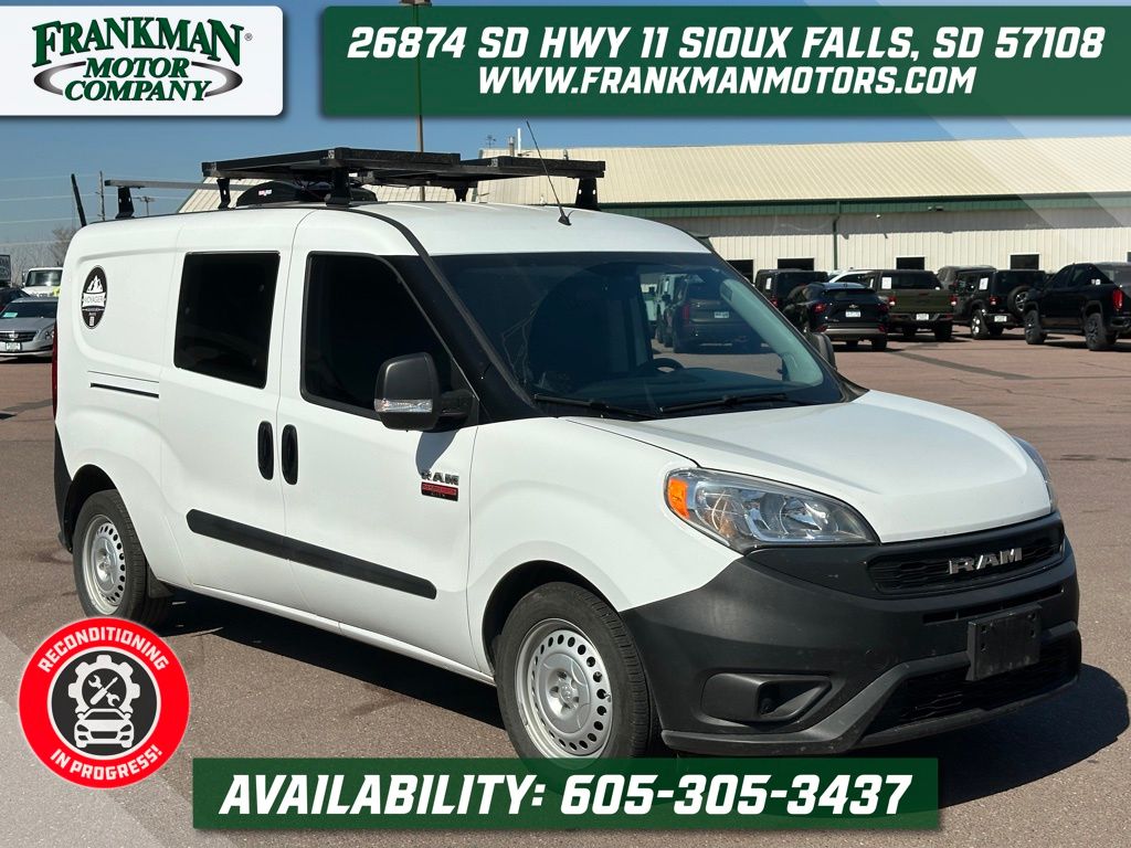 Bright White 2021 RAM ProMaster City Tradesman Cargo Van FWD Van Front-Wheel Drive 9-Speed Automatic