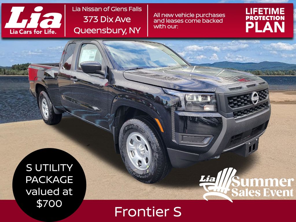 Super Black 2026 Nissan Frontier Pickup Truck Four-Wheel Drive 9-Speed Automatic Overdrive