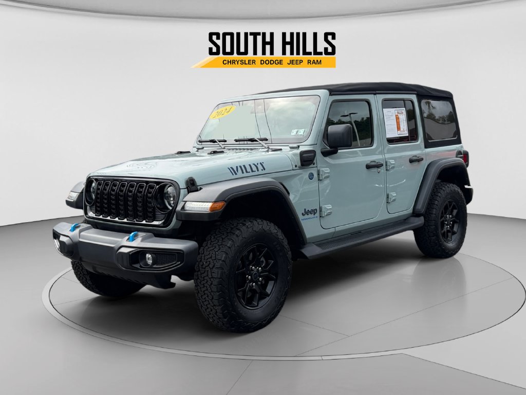 2024 Jeep Wrangler Willys 4xe Gray at South Hills CDJR