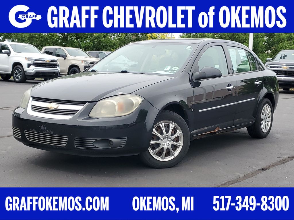 Black 2009 Chevrolet Cobalt Sedan Front-Wheel Drive 5-Speed Manual
