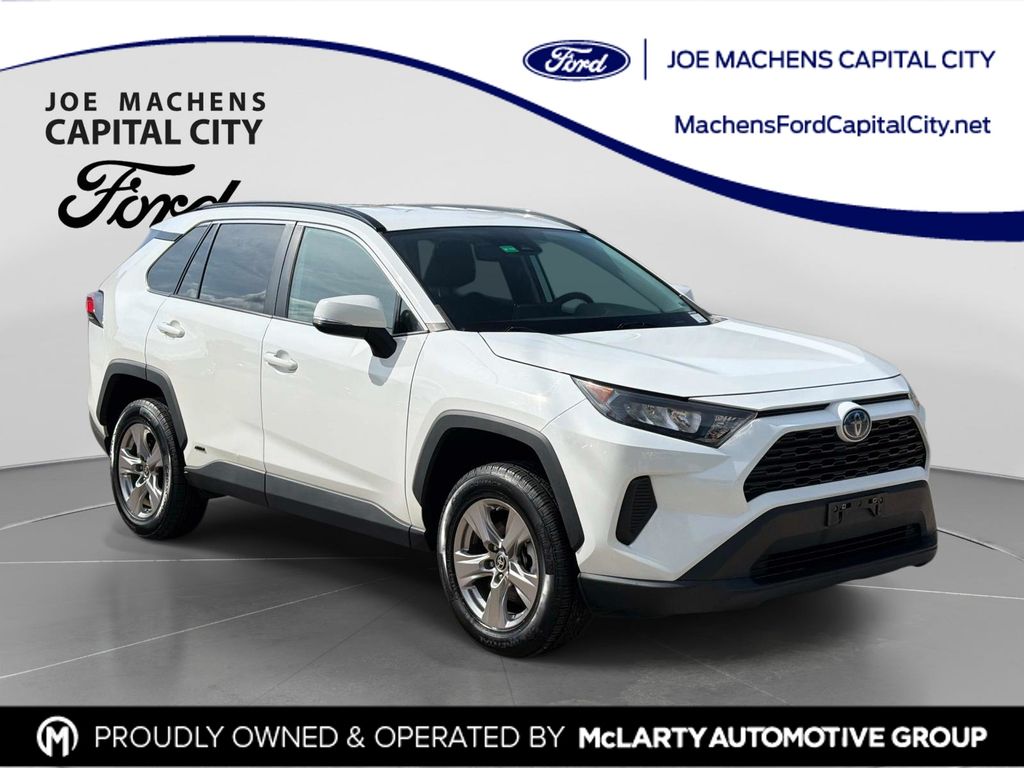White 2022 Toyota RAV4 Hybrid SUV / Crossover All-Wheel Drive Continuously Variable Transmission