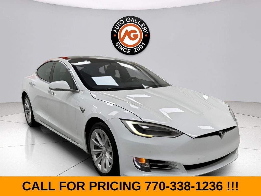White 2017 Tesla Model S 90D AWD Sedan All-Wheel Drive 1-Speed Automatic