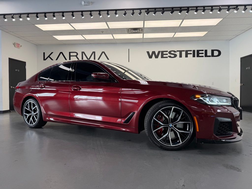 Aventurin Red Metallic 2023 BMW 5 Series Sedan All-Wheel Drive 8-Speed Automatic