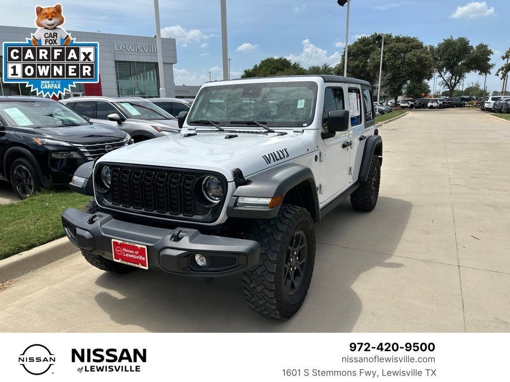 Bright White Clearcoat 2025 Jeep Wrangler SUV / Crossover Four-Wheel Drive 8-Speed Automatic