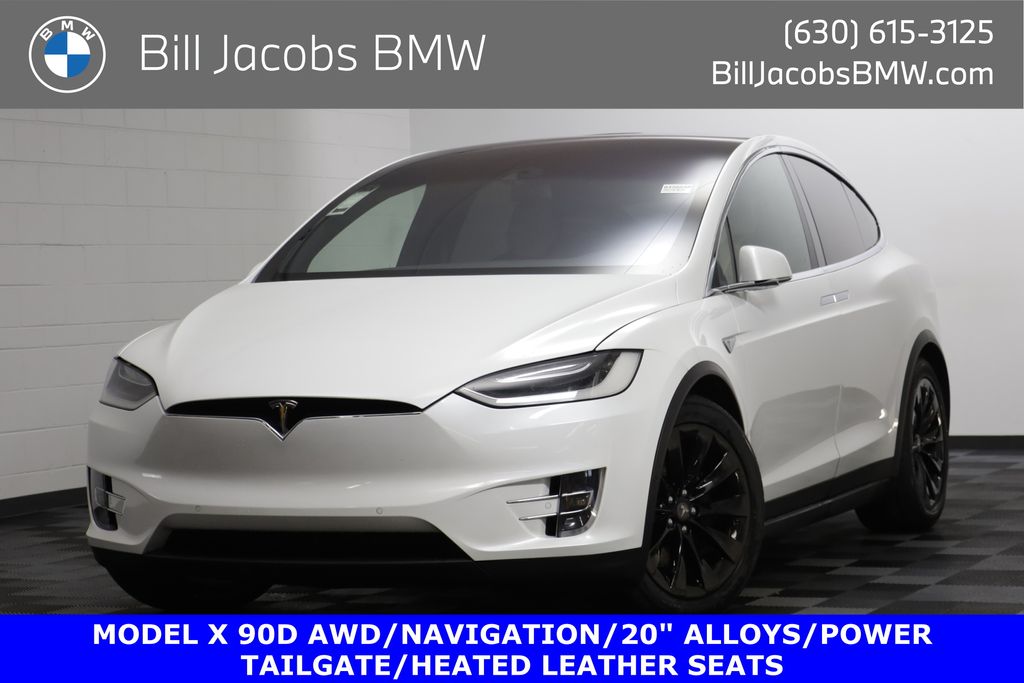 Solid White 2016 Tesla Model X SUV / Crossover All-Wheel Drive Automatic