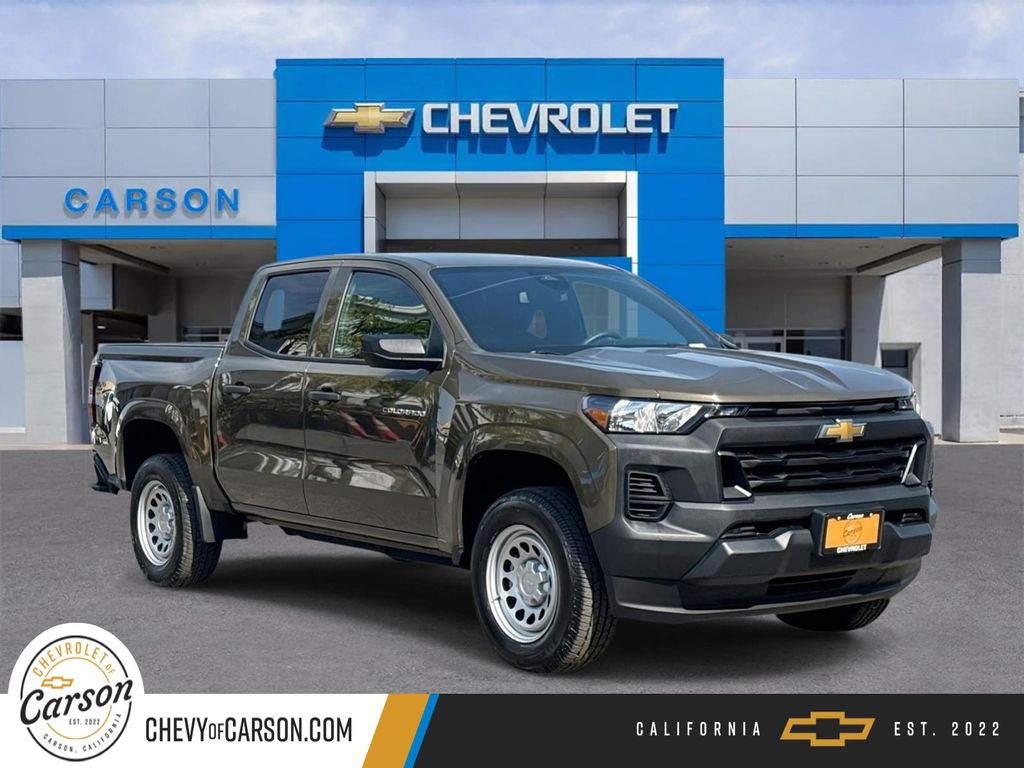 Bronze Metallic 2023 Chevrolet Colorado Work Truck Crew Cab RWD Pickup Truck 4X2 8-Speed Automatic