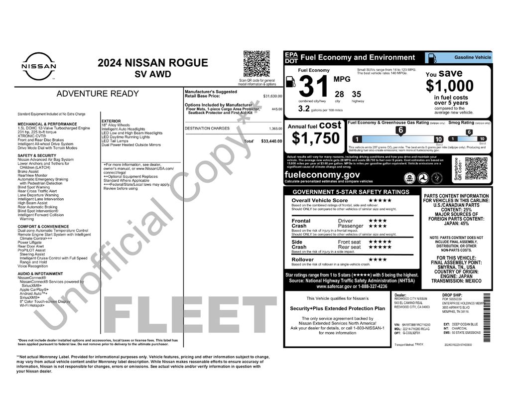 Used 2024 Nissan Rogue SUV