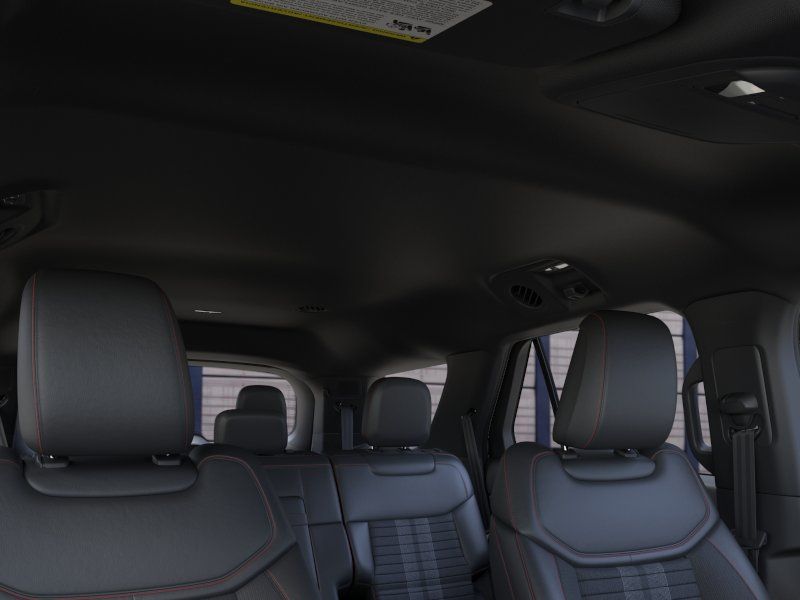 2026 Star White Metallic Tri-Coat Ford Explorer ST-Line RWD SUV