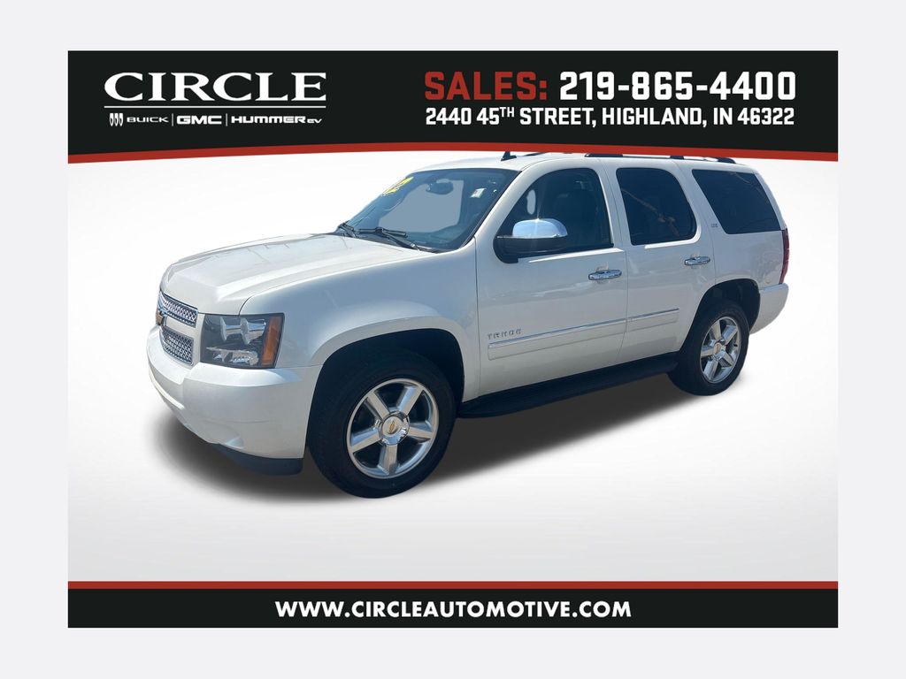 White Diamond Clearcoat 2012 Chevrolet Tahoe SUV / Crossover Four-Wheel Drive 6-Speed Automatic Overdrive
